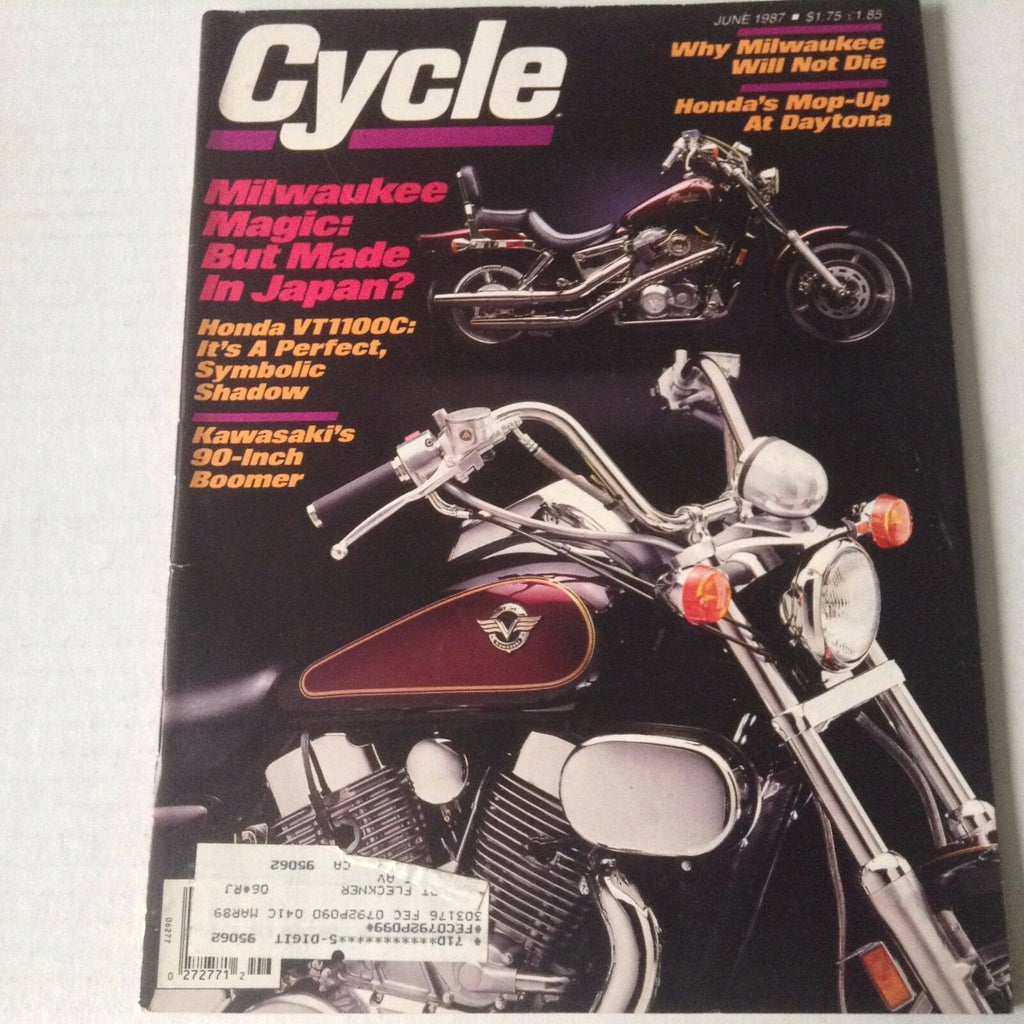 Cycle Magazine Honda VT1100C Kawasaki Boomer June 1987 061717nonrh2