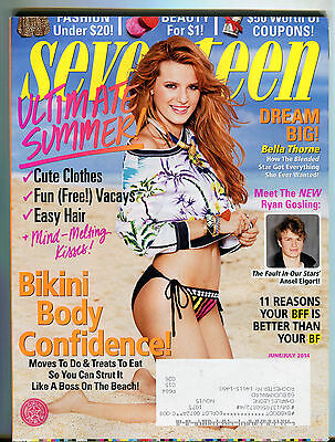 Seventeen Magazine June/July 2014 Bella Thorne EX 042816jhe