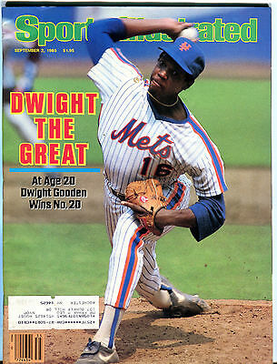 Sports Illustrated Magazine September 2 1985 Dwight Gooden EX 041216jhe