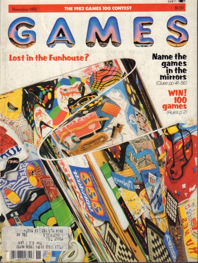 Games November 1982 Lost in The Fun House w/ML 052517nonDBE