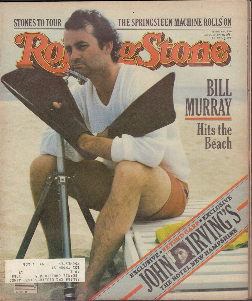 Rolling Stone August 20 1981 Bill Murray, John Irving w/ML 122116DBE