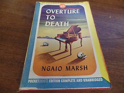 Overture to Death Ngaio Marsh Pocket Book 1943 312pgs Mystery Novel 122915ame