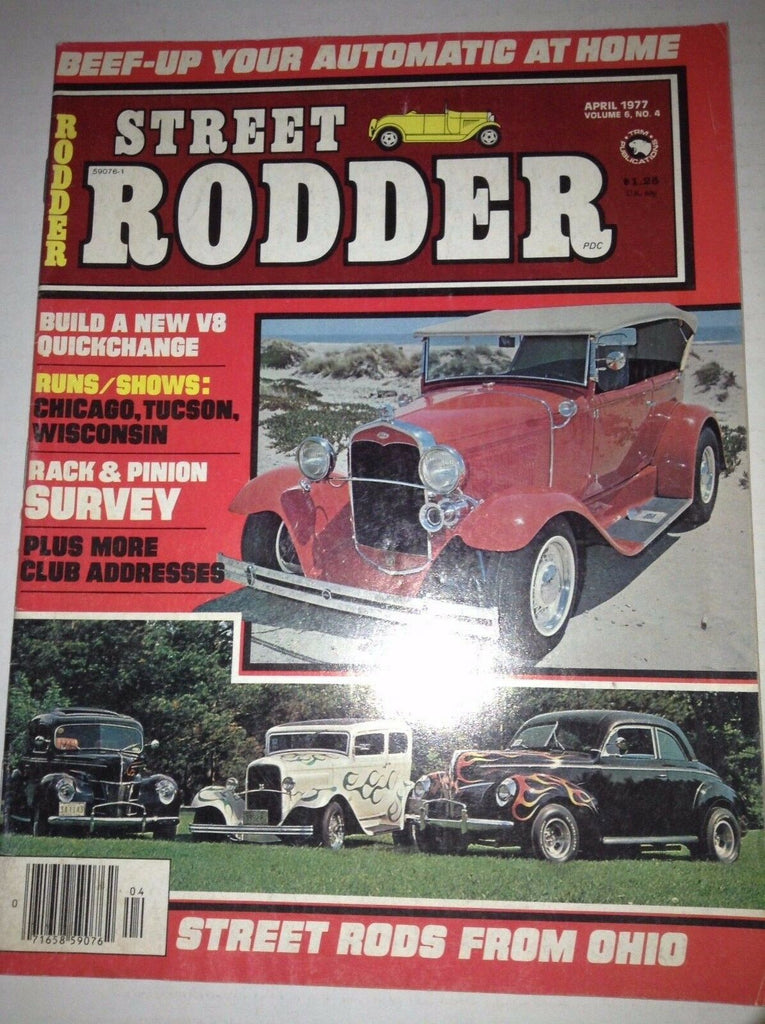 Street Rodder Magazine V8 Quickchange Ohio Rods April 1977 041817nonrh2