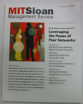 Mit Sloan Magazine Leveraging The Power Of Peer Networks Winter 2006 072115R2