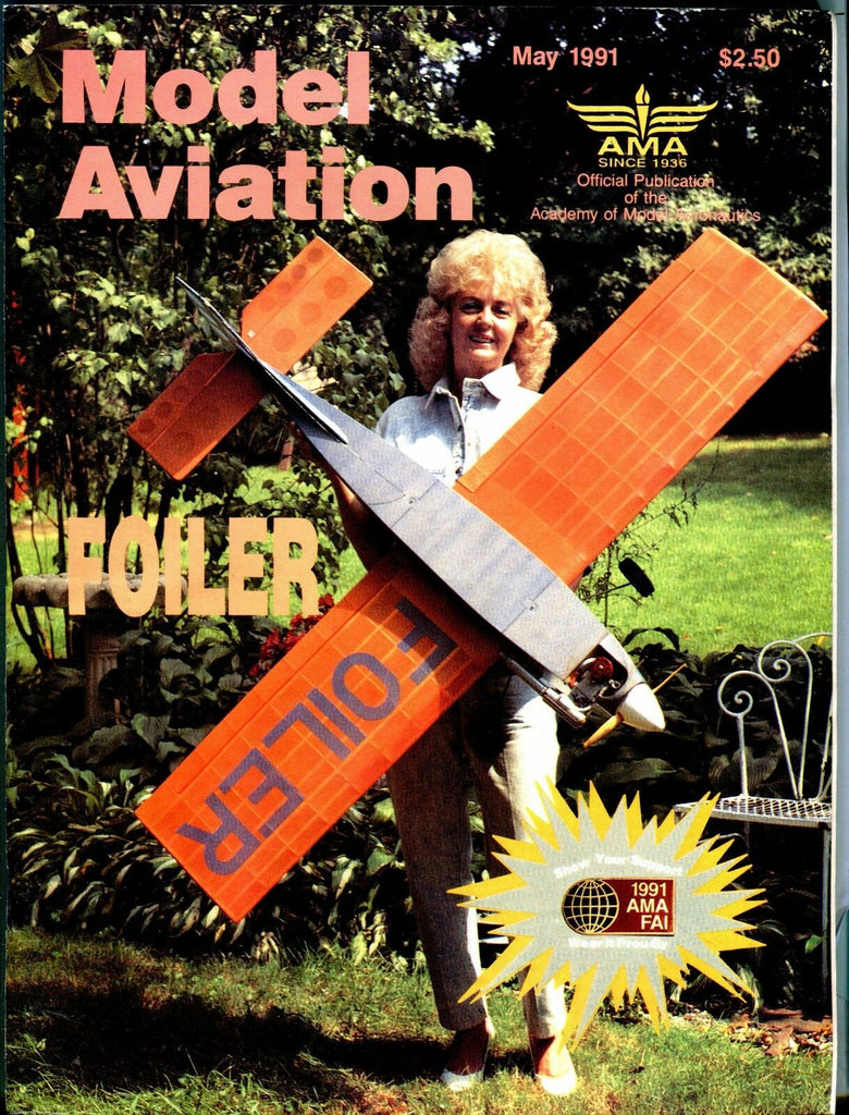 Model Aviation Magazine May 1991 Vilbina Tanzer EX No ML 022317nonjhe