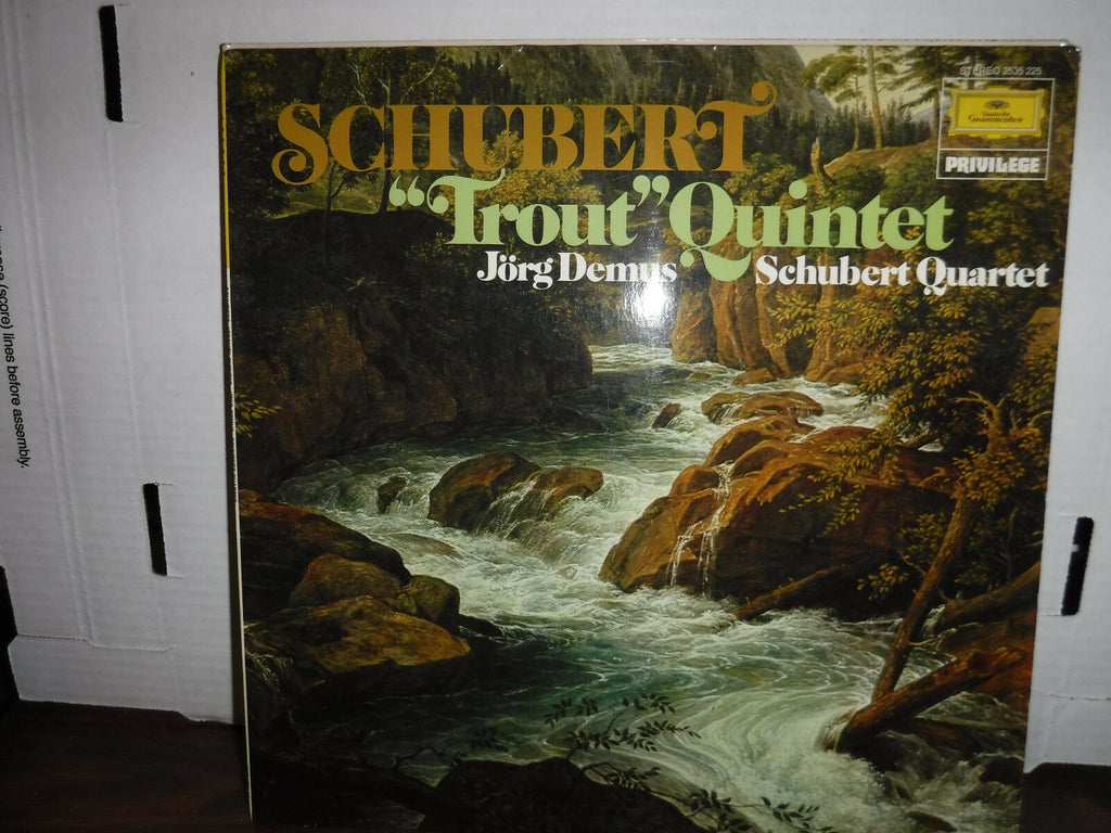 Schubert Trout Quintet Jorg Demus Schubert Quartet vinyl 010618LLE