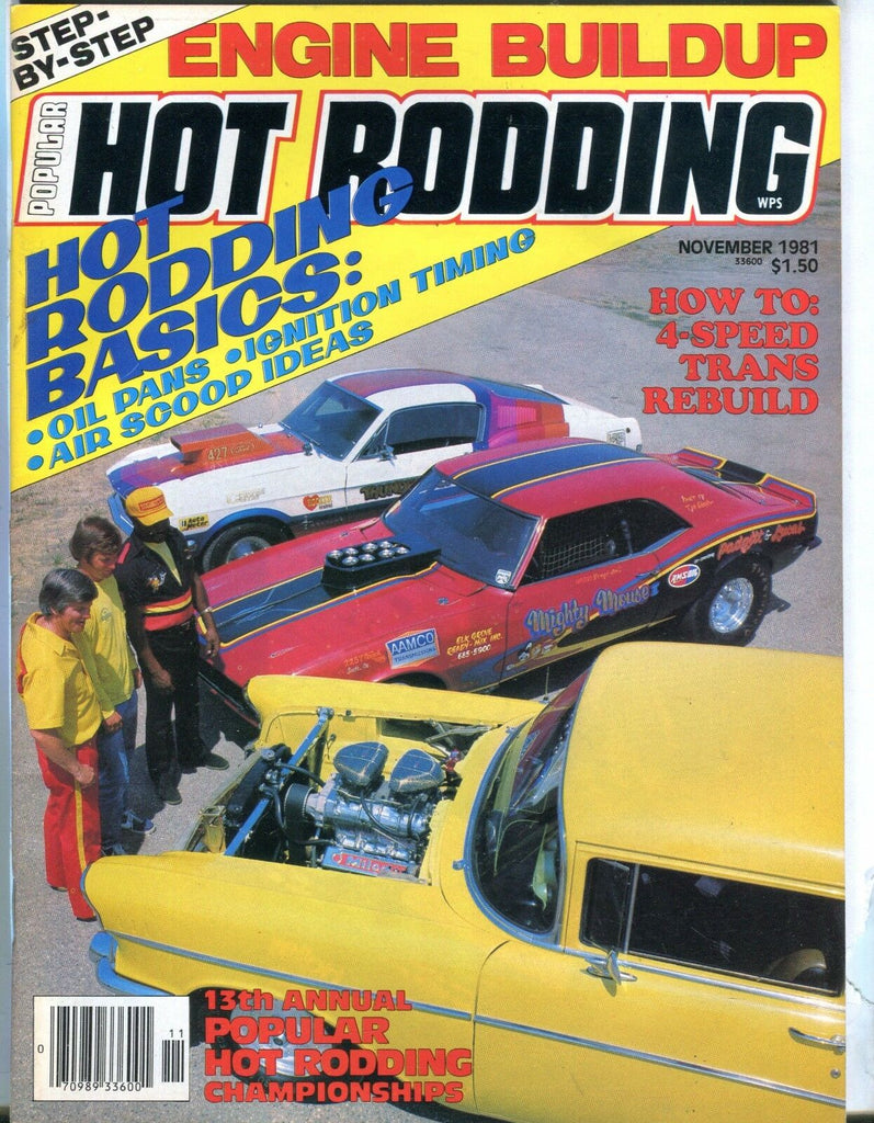 Popular Hot Rodding Magazine November 1981 Air Scoop Ideas EX No ML 031017nonjhe