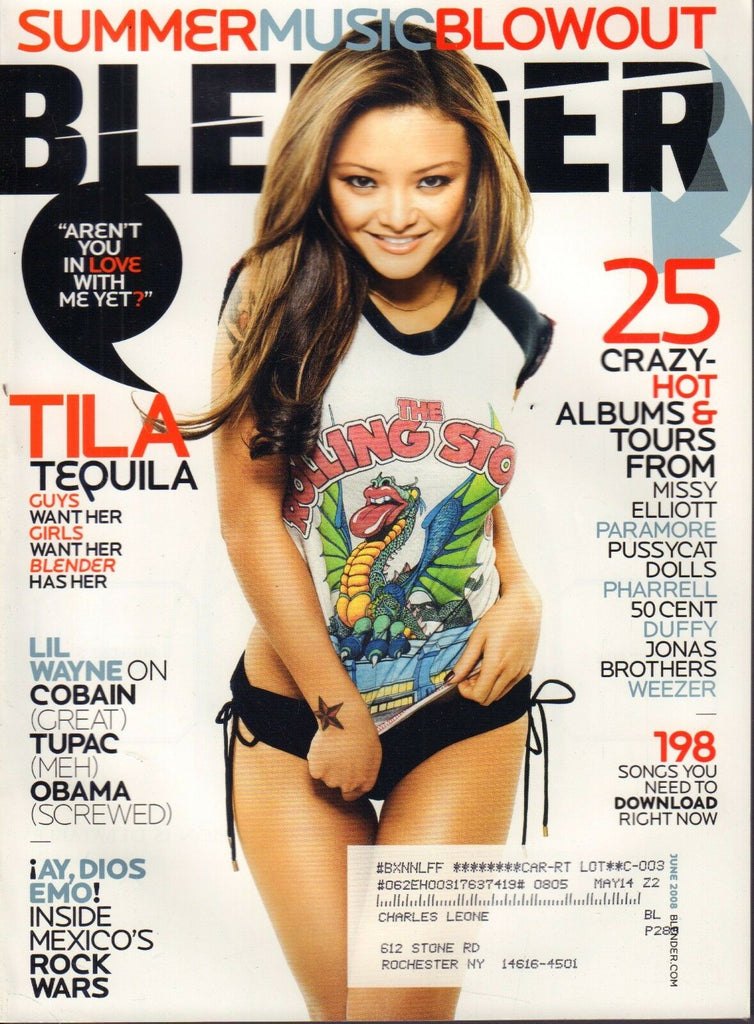 Blender June 2008 Tila Tequila w/ML 030617nonDBE