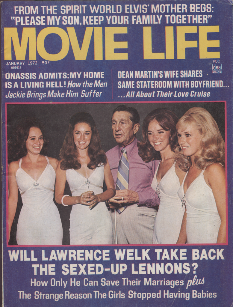 Movie Life January 1972 Jackie Onassis Kennedy Dean Martin 040620DBE