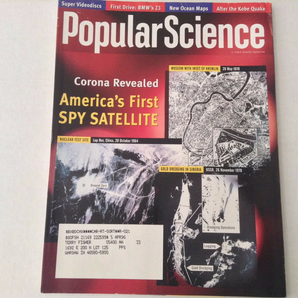 Popular Science Magazine America's Spy Satellite February 1996 062517nonrh2