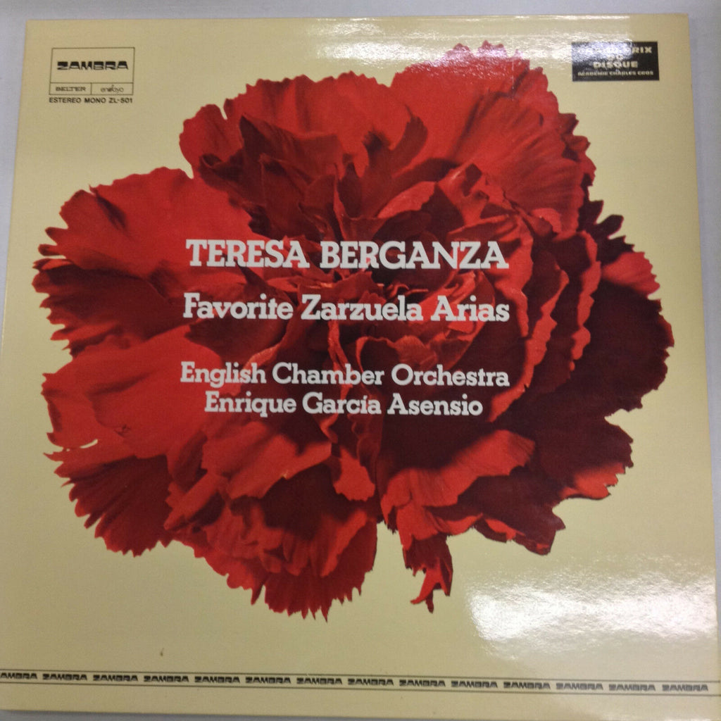 Teresa Berganza Favorite Zarzuela Arias Mono ZL501 33RPM 030817RR