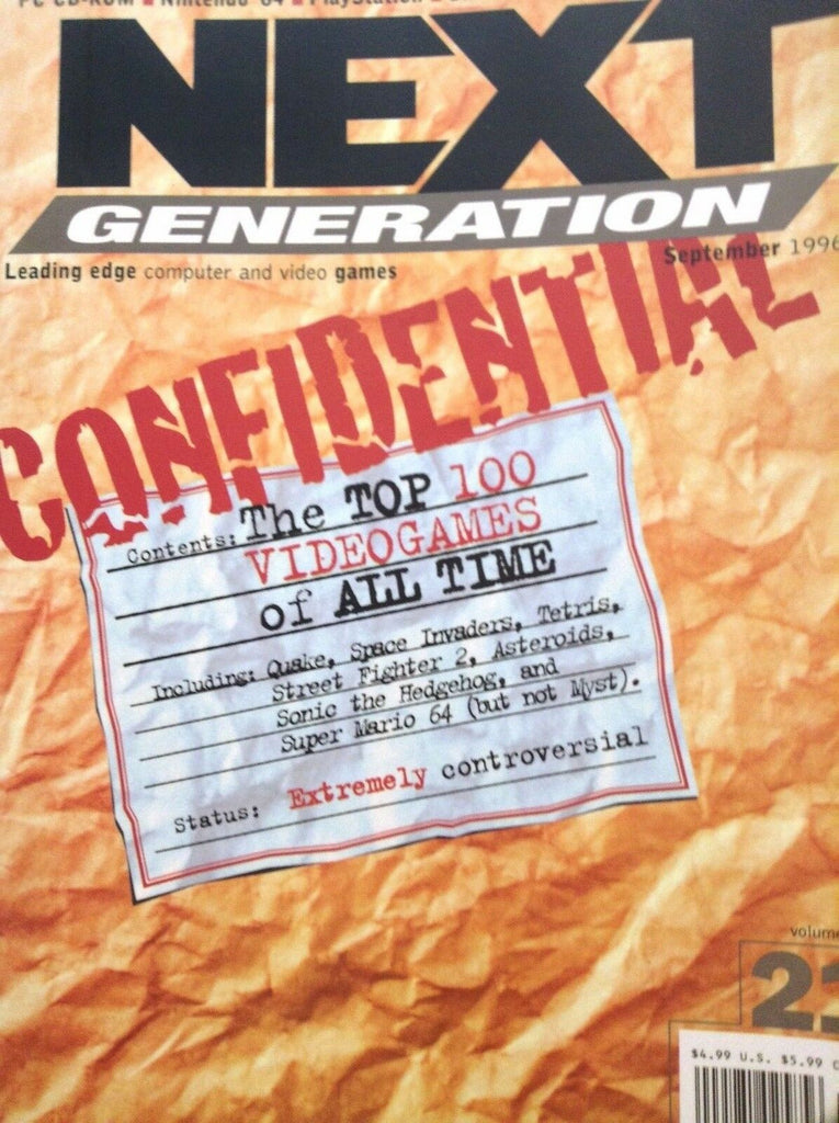 Next Generation Magazine Top 100 Video Games September 1996 070518nonrh