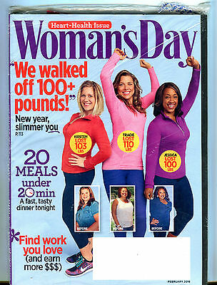 Woman's Day Magazine Febraury 2016 Heart-Health Issue EX 040816jhe