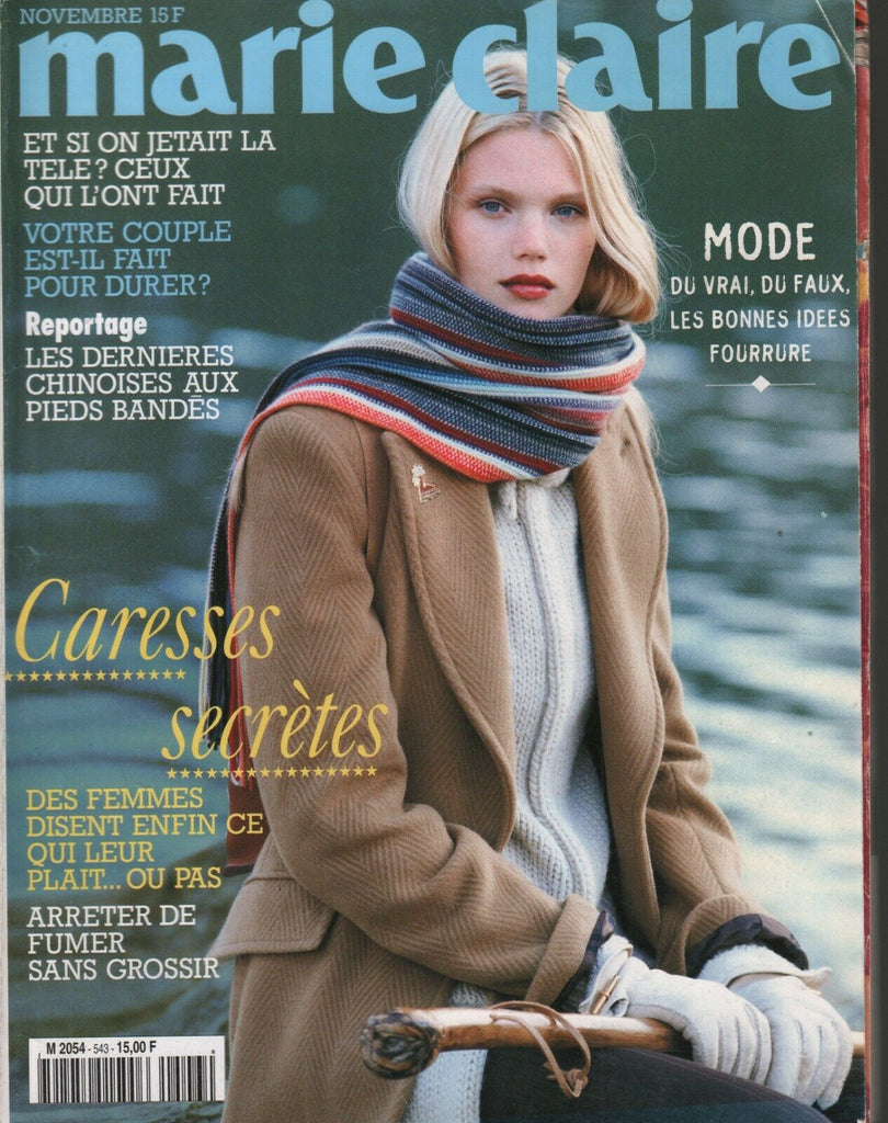 Marie Claire French Fashion Magazine November 1997 Elisbeth Guigou 011221ame2
