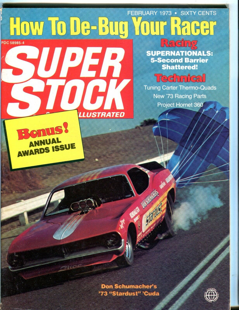 Super Stock & Drag Illustrated Magazine February 1973 VG No ML 051817nonjhe