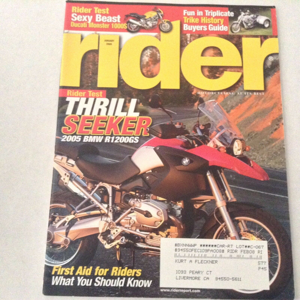 Rider Magazine 2005 BMW R1200GS January 2005 061017nonrh