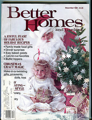 Better Homes And Gardens Magazine December 1981 Christmas EX 072016jhe
