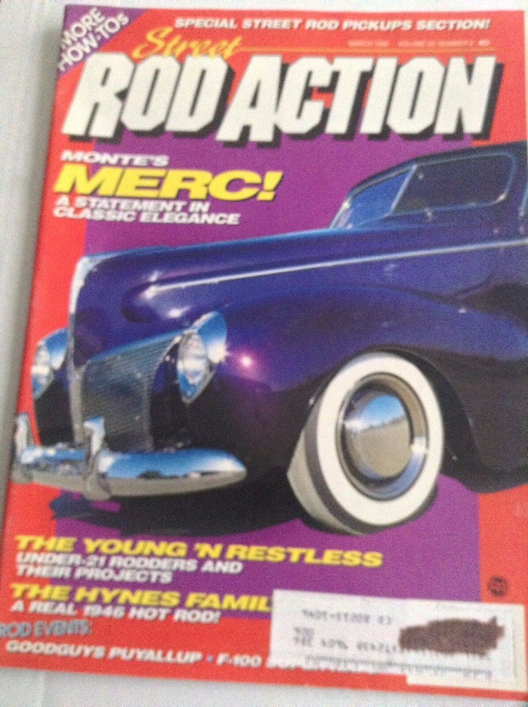 Rod Action Magazine Monte's Mercedes Goodguys Puyallup March 1995 032417NONRH