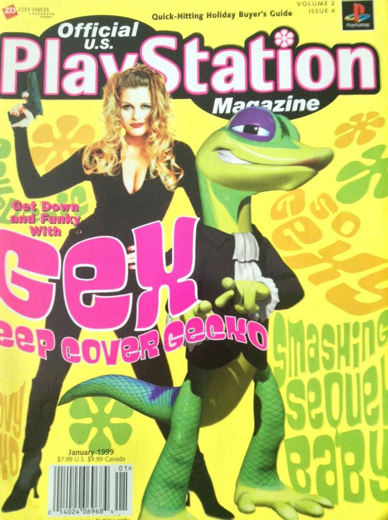 PlayStation Magazine Gex Deep Cover Gecko January 1999 120418nonrh