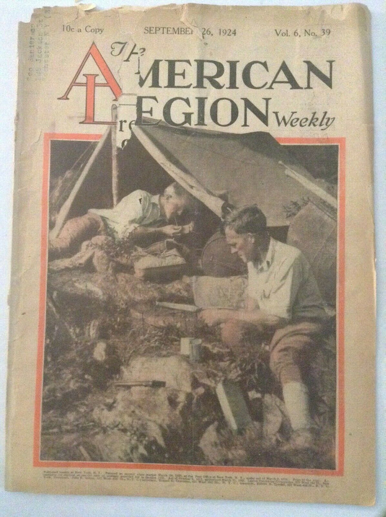 American Legion Weekly Greatest Football Play September 26, 1924 041119nonrh