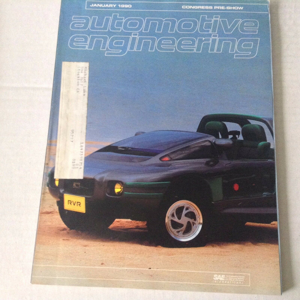 Automotive Engineering Magazine Congress Pre-Show january 1990 061217nonrh