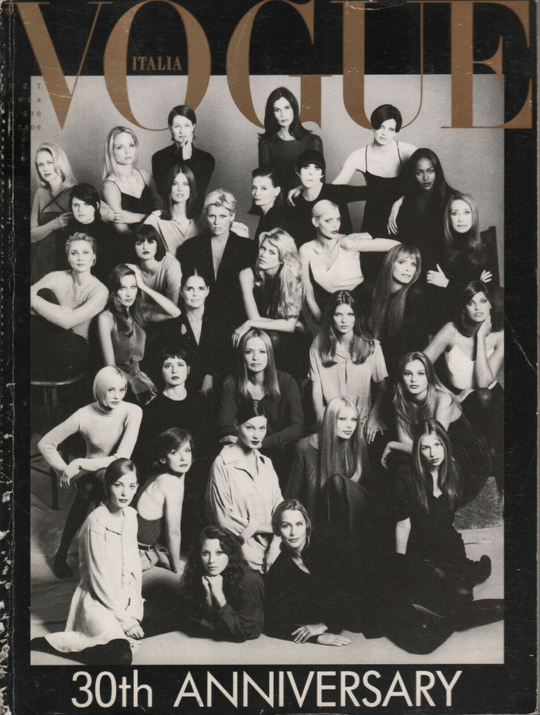 Vogue Italian Fashion October 1994 Claudia Schiffer Naomi Campbell 020221ame