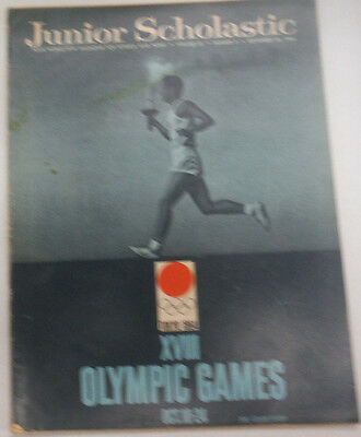 Junior Scholastic Magazine XVII Olympic Games September 1964 061915R