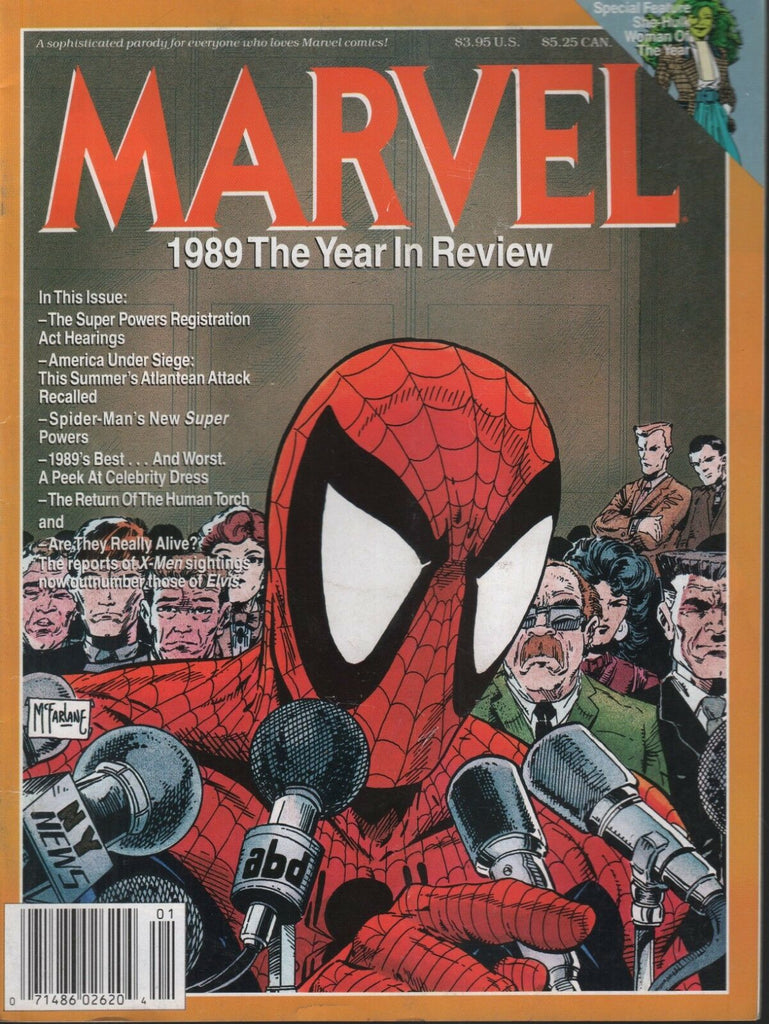 Marvel 1989 Year in Review Spider-Man McFarlane She-Hulk 092118AME2