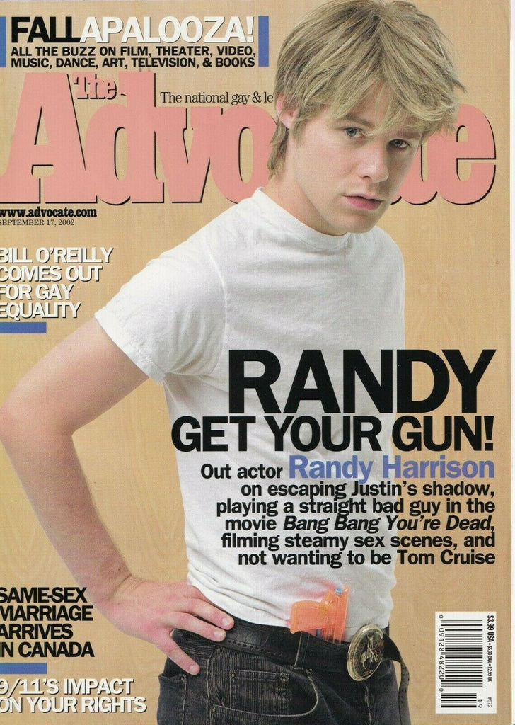 The Advocate September 17 2002 Randy Harrison Bill O'Reilly 060719DBE