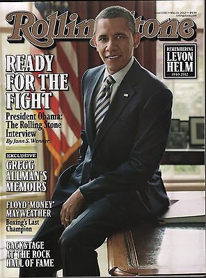 Rolling Stone May 10 2012 Barack Obama EX 121815DBE2