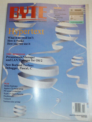 Byte Magazine Hypertext & Presentation Manager October 1988 120314R2