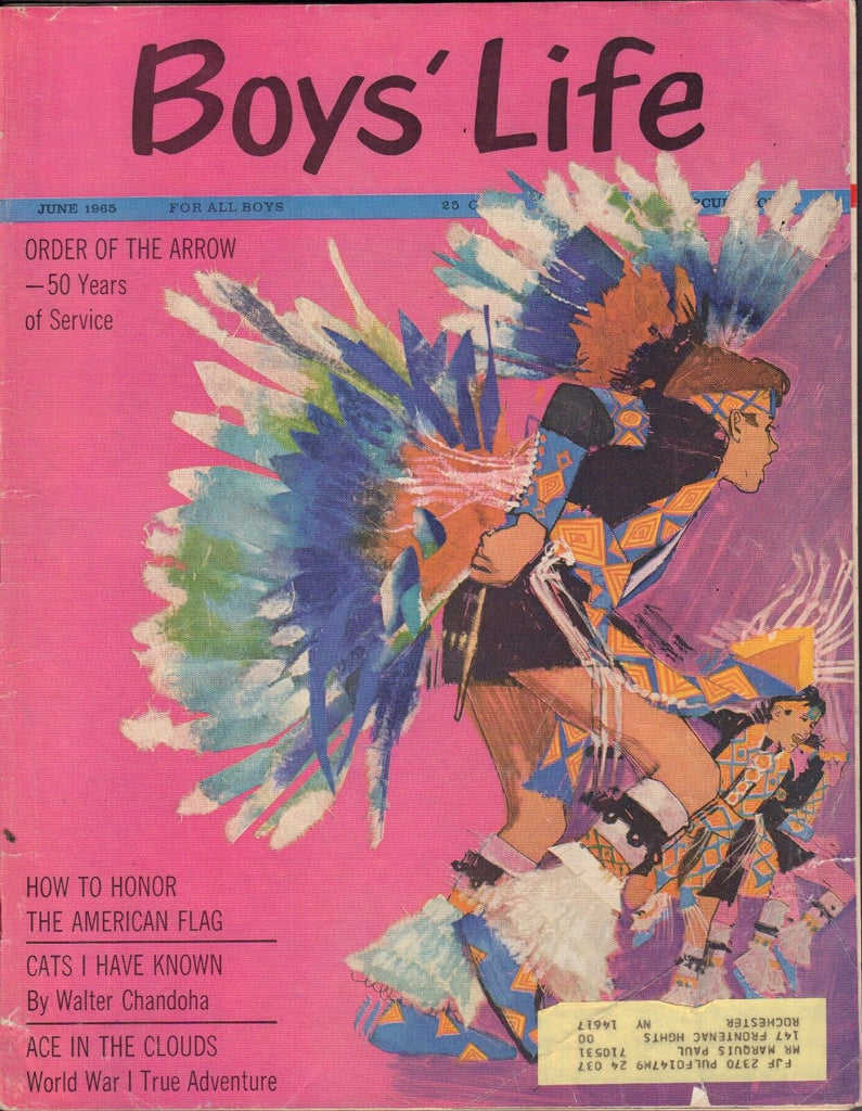 Boy's Life June 1965 Order of The Arrow 011617DBE