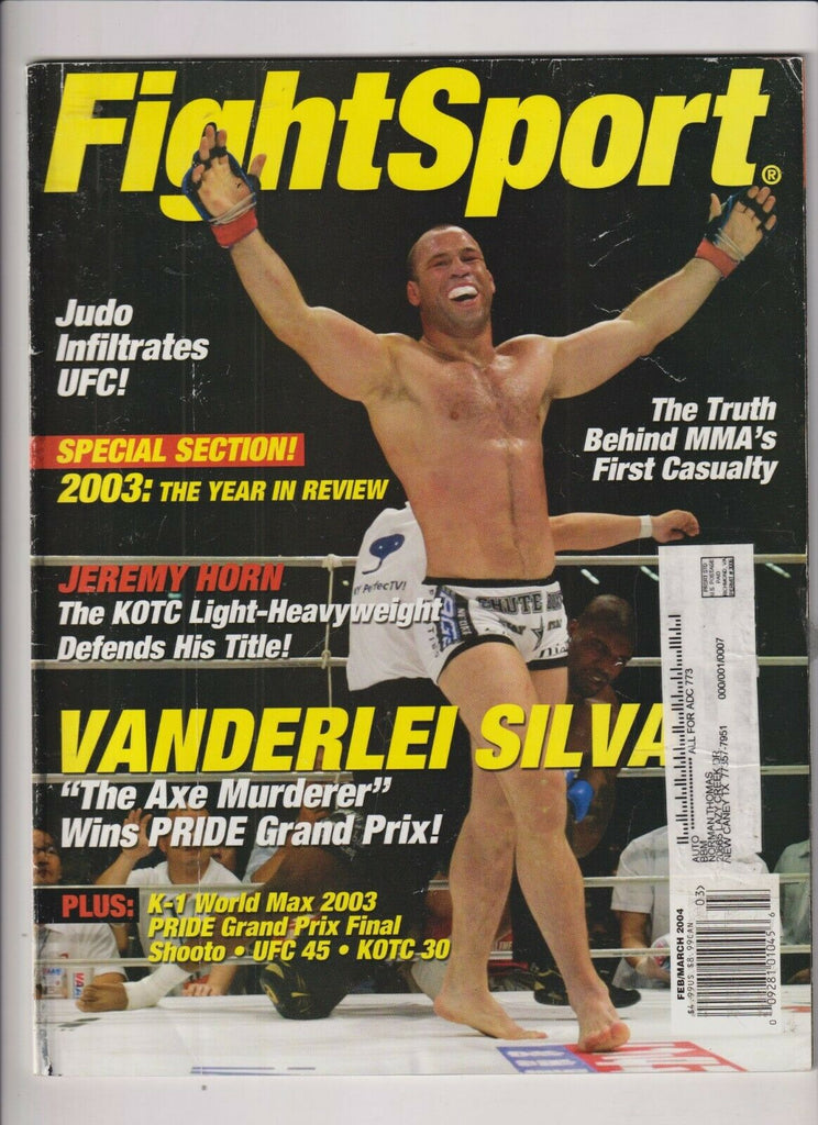Fight Sport Mag Vanderlei Silva Jeremy Horn February/March 2004 102919nonr