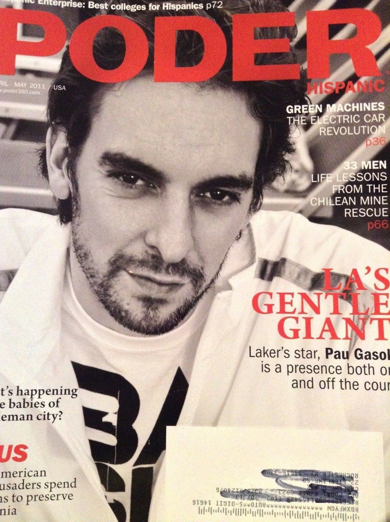 Podder Hispanic Magazine LA's Gentle Giant Paul Gasol April/May 2011 011019nonrh