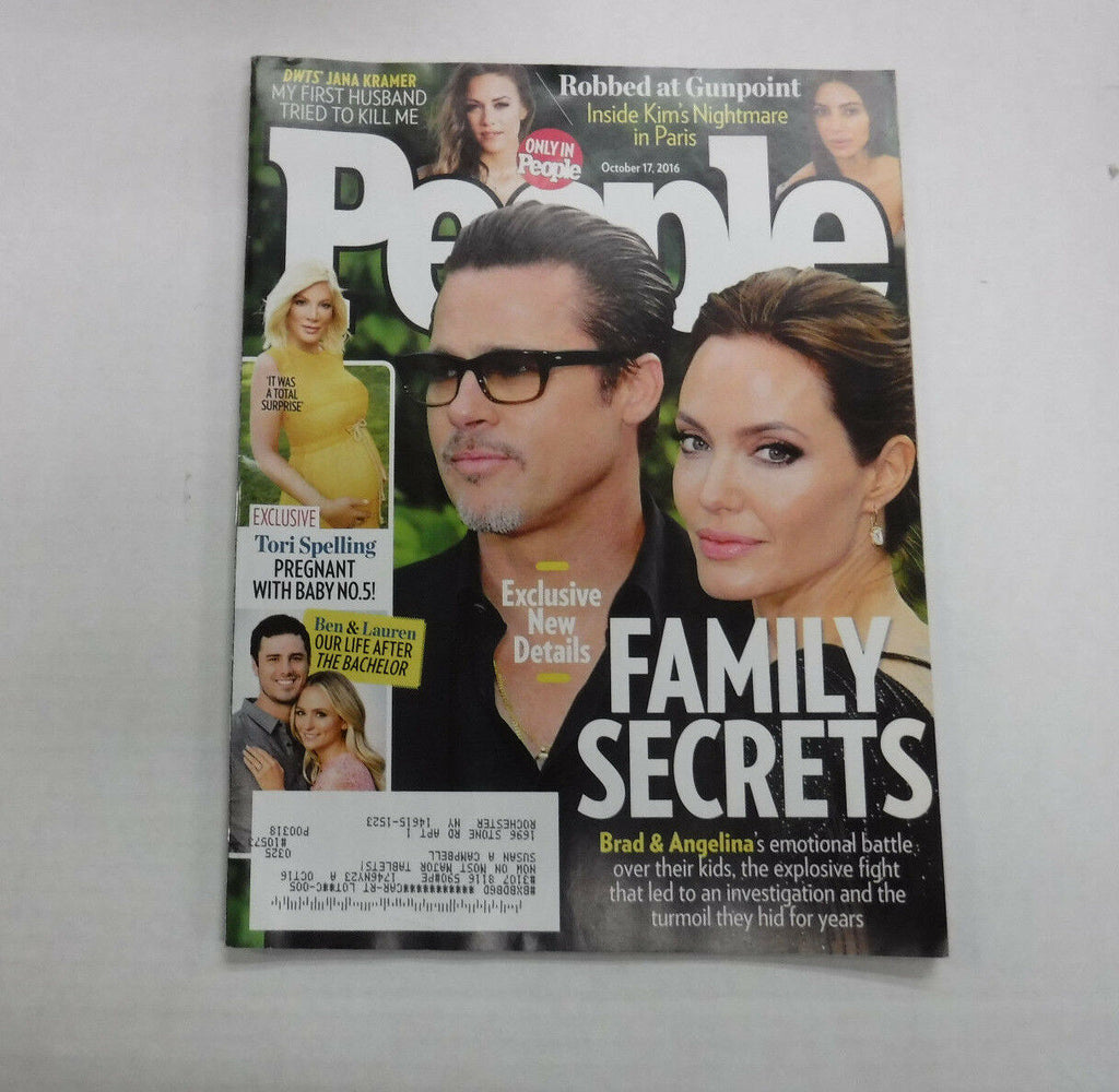 People Magazine Brad Pitt Angelina Jolie October 17, 2016 111516R
