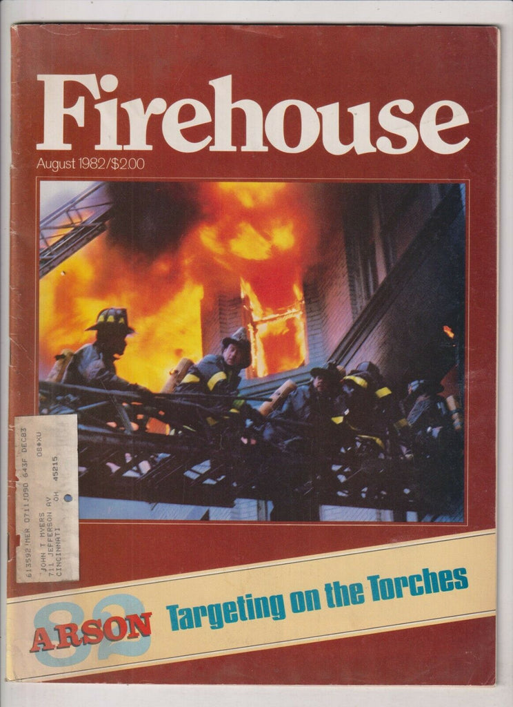 Firehouse Mag Arson Targeting On The Torches August 1982 022620nonr