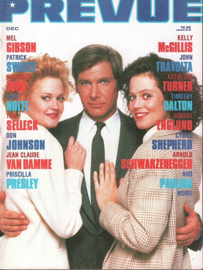 Prevue December/March 1989 Mel Gibson Kelly McGillis John Travolta 020419AME