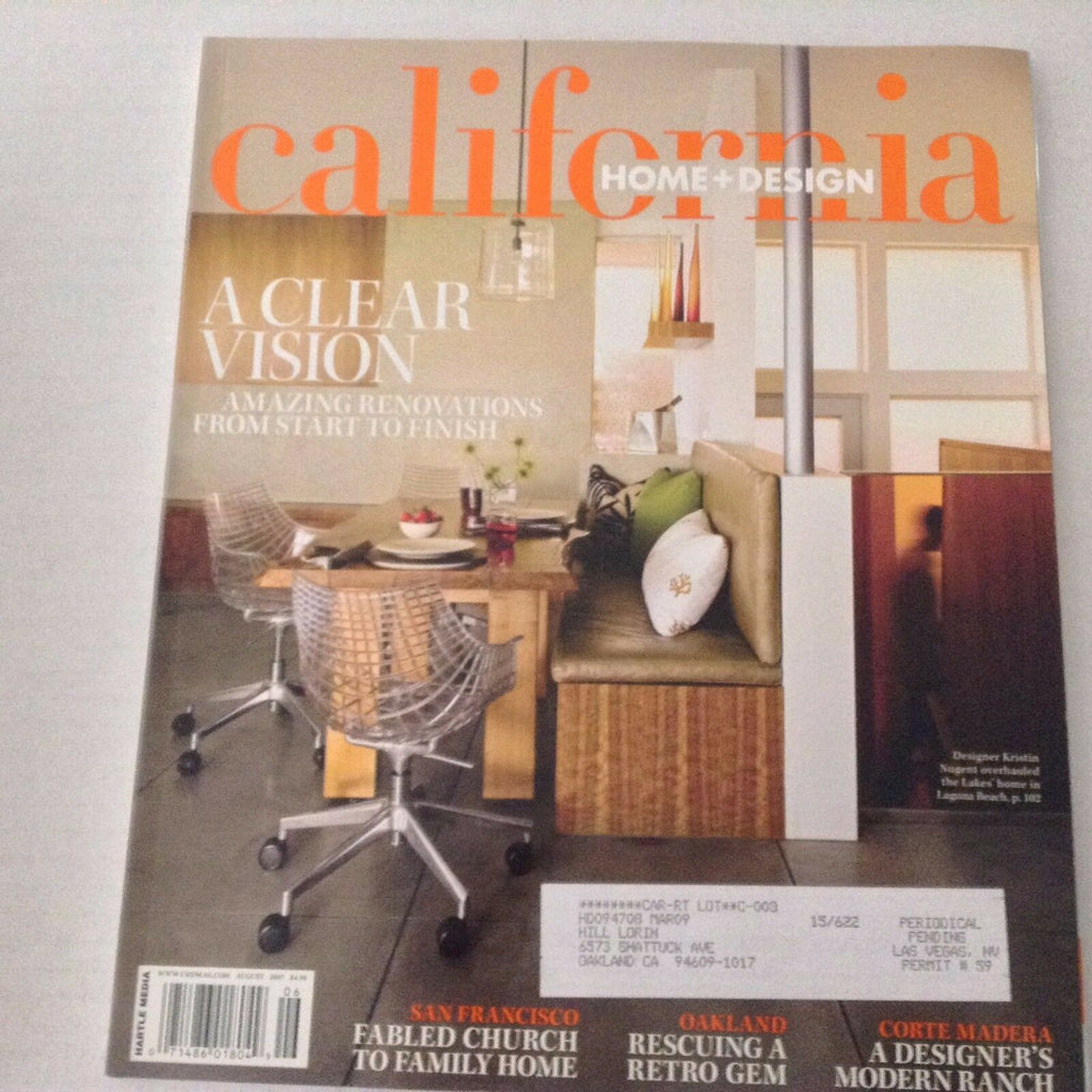 California Home & Design Magazine Kristin Nugent August 2007 062917nonrh