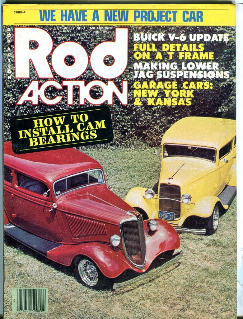 Rod Action Magazine January 1978 Cam Bearings EX w/ML 031017nonjhe