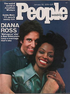 People Weekly January 26 1976 Diana Ross, Bob Silberstein VG 012916DBE