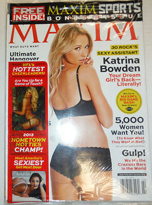Maxim Magazine Katrina Bowden NFL's Cheerleaders February 2013 SEALED 033015R
