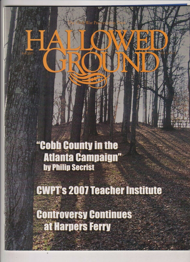 Hallowed Ground Civil War Mag Cobb County In Campaign Fall 2007 112719nonr