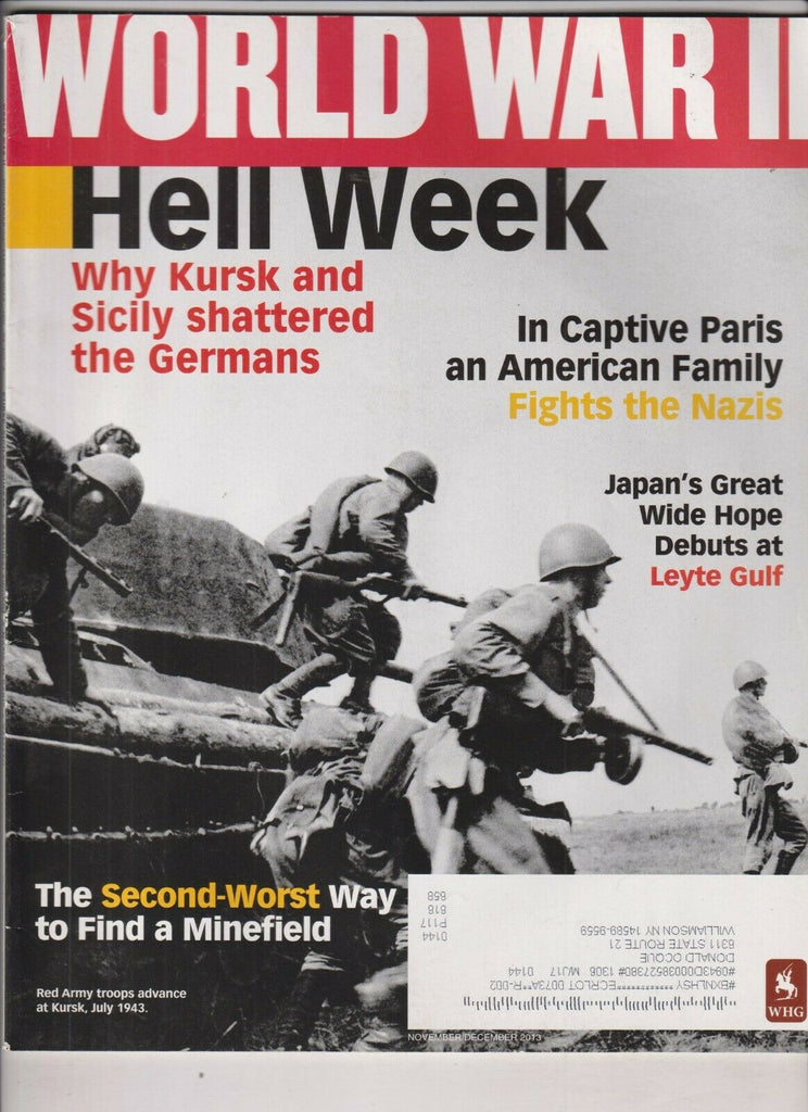 World War II Mag Kurks And Sicily Shattered The Germans Nov/Dec 2013 121319nonr