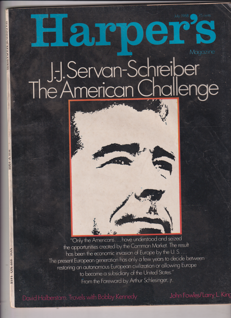 Harper's Mag J.J. Servan-Schreiber American Challenge July 1968 122019nonr