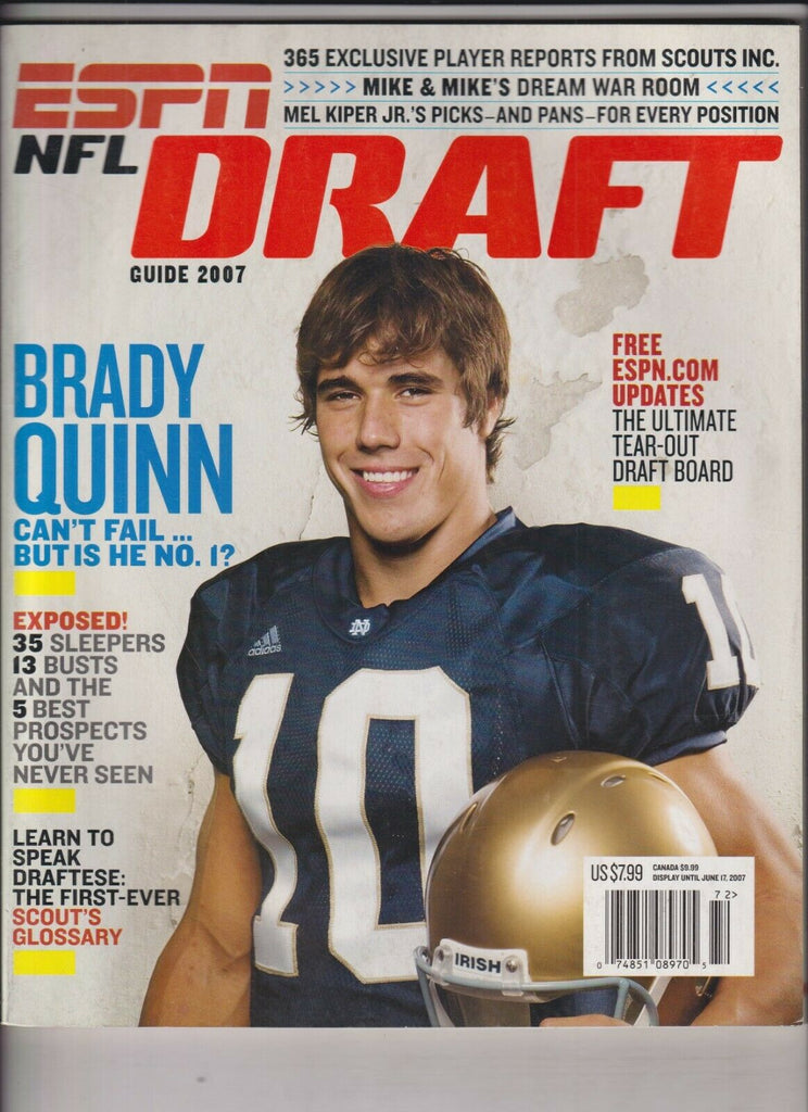 ESPN Mag NFL Draft Guide Brady Quinn 2007 030920nonr