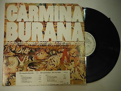 33 RPM Vinyl Michael Tilson Thomas Carmina Burana Columbia MX 33172 110414KME