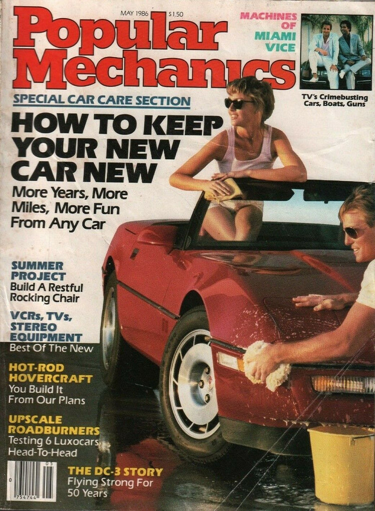 Popular Mechanics May 1986 Miami Vice Cars Roadburners 011720AME3