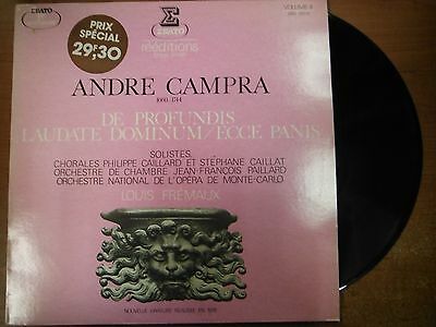 33 RPM Vinyl Andre Campra De Profundis Erato Records ERA9504 031115SM