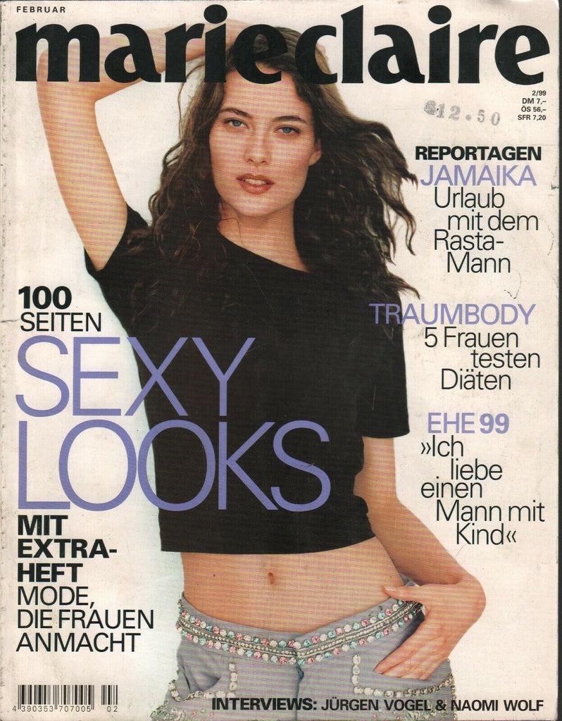 Marie Claire German Fashion February 1999 Jurgen Vogel Naomi Wolf 101220ame