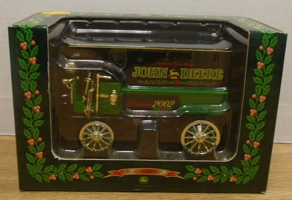 John Deere 1904 Knox Delivery Wagon Christmas 2002 Diecast 071919DBT4
